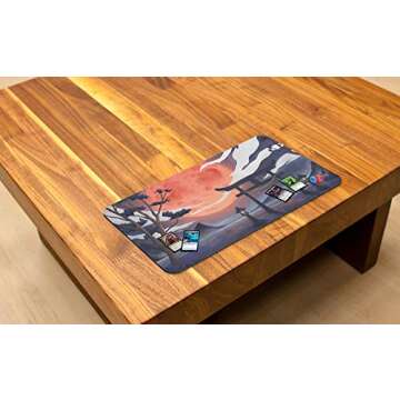 Paramint Blood Moon Torii Gate (Stitched) - MTG Playmat - Compatible with Magic The Gathering Playmat - Play MTG, YuGiOh, TCG - Original Play Mat Art Designs & Accessories