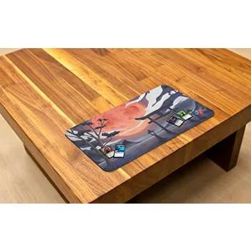 Paramint Blood Moon Torii Gate (Stitched) - MTG Playmat - Compatible with Magic The Gathering Playmat - Play MTG, YuGiOh, TCG - Original Play Mat Art Designs & Accessories