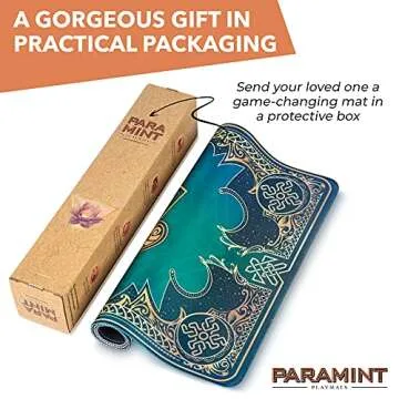 Paramint Blood Moon Torii Gate (Stitched) - MTG Playmat - Compatible with Magic The Gathering Playmat - Play MTG, YuGiOh, TCG - Original Play Mat Art Designs & Accessories