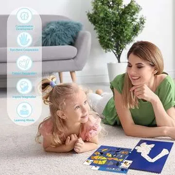 Kids' Reusable Sticker Book - Fun Stickers for Ages 4-8