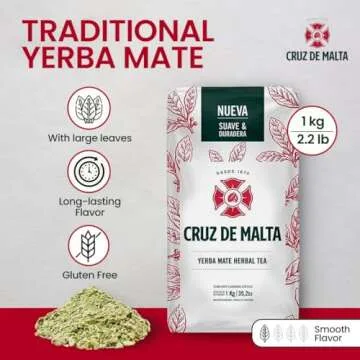 Discover Authentic Yerba Mate CRUZ DE MALTA 2.2 lb