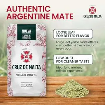 Discover Authentic Yerba Mate CRUZ DE MALTA 2.2 lb