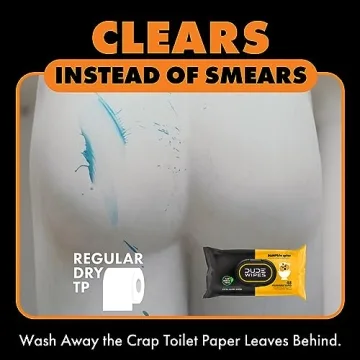 DUDE Wet Wipes DUMPkin Spice Extra Large Flushable Hygiene