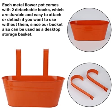 Colorful Glory Island Hanging Floor Planters - 5 Pack