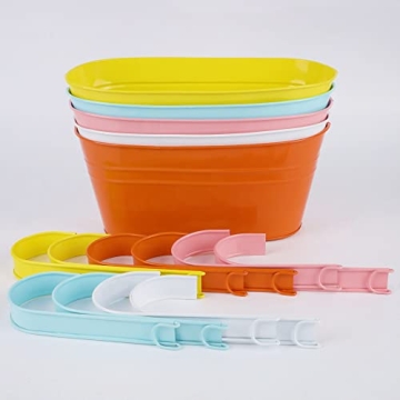 Colorful Glory Island Hanging Floor Planters - 5 Pack