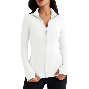 Trendy Queen Women's Lightweight Athletic Zip Jacket 2024 - Stylish & Functional