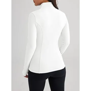 Trendy Queen Women's Lightweight Athletic Zip Jacket 2024