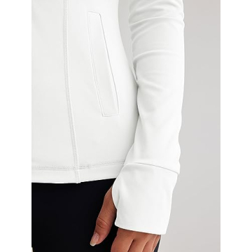 Trendy Queen Women's Lightweight Athletic Zip Jacket 2024