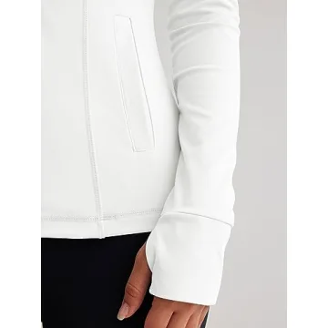 Trendy Queen Women's Lightweight Athletic Zip Jacket 2024