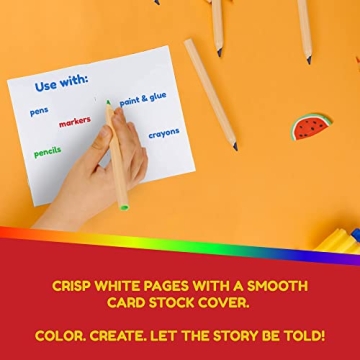 Hygloss Colorful Blank Books 10 Pack Creative Arts Crafts