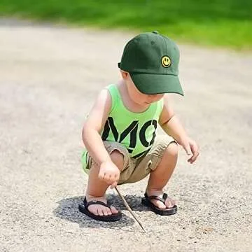 SONMONY Smile Face Toddler Baseball Cap for Boys & Girls