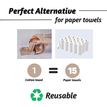 Folkulture Tie Dye Kitchen Towels Set of 3 Cotton Dishcloths