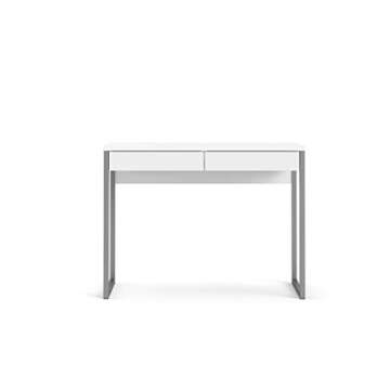 Stylish Tvilum Walker 2 Drawer White Gloss Desk