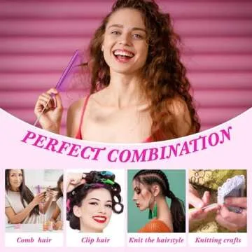 Luinabio Hair Crochet Hooks Set for Braiding & Extensions