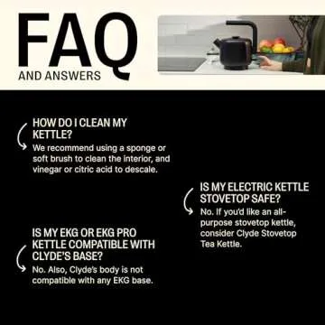 Fellow Electric Clyde Kettle - 1.5L Stainless Steel Modern Design