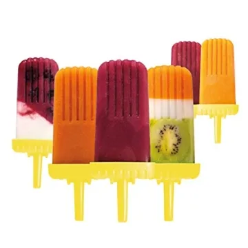 Tovolo Groovy Popsicle Molds Set – Mess-Free & Reusable