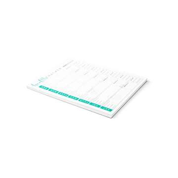 Tiny Expressions Fitness Journal Notepad for Health Goals