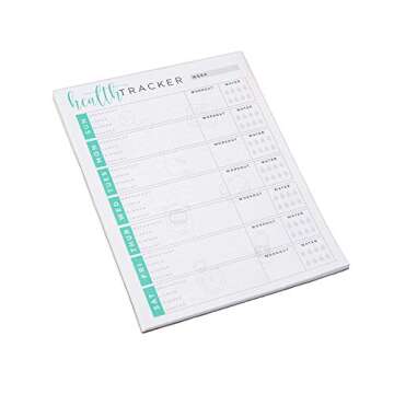 Tiny Expressions Fitness Journal Notepad for Health Goals