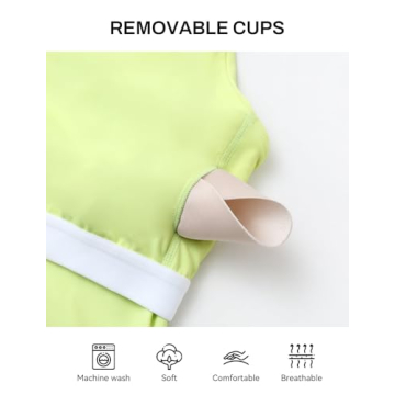 BALEAF Women's Workout Tank with Wireless Padded Support