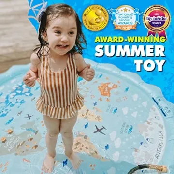 SplashEZ 3-in-1 Splash Pad for Kids Fun Learning Summer