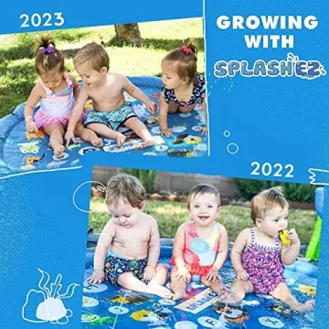 SplashEZ 3-in-1 Splash Pad for Kids Fun Learning Summer