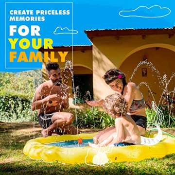 SplashEZ 3-in-1 Splash Pad for Kids Fun Learning Summer