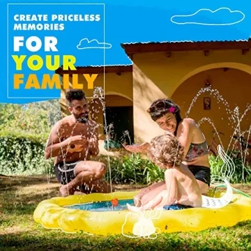 SplashEZ 3-in-1 Splash Pad for Kids Fun Learning Summer