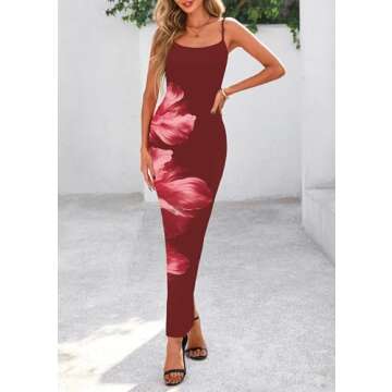 Floral Maxi Dress for Women - Perfect for Summer Events