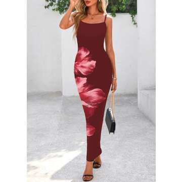 Floral Maxi Dress for Women - Perfect for Summer Events