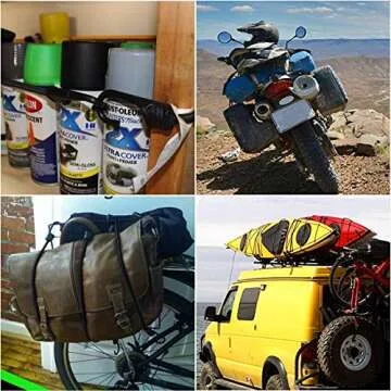 ZHOUBIN 48 Inch Black Bungee Cords with Hooks Heavy Duty, 2 Pcs