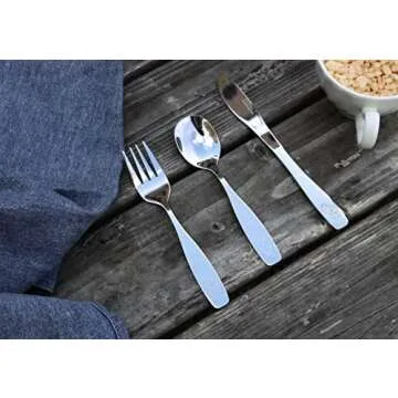 Exzact Kids Stainless Steel Cutlery Set - 9 pcs