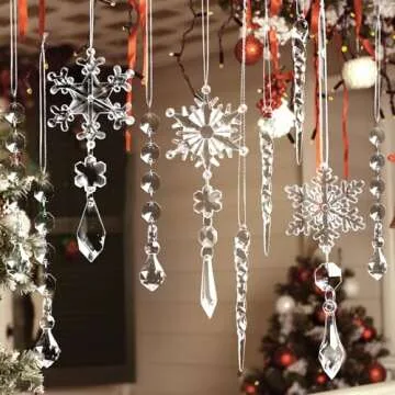 Stylish 20pcs Christmas Ornaments Set for Tree Decor