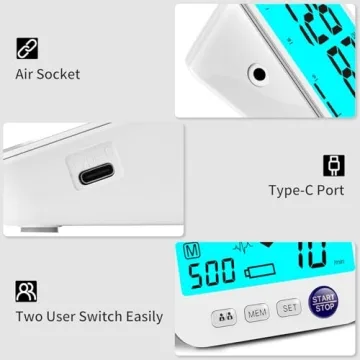 Automatic Digital BP Monitor Large LED Screen Memory