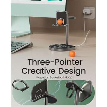 3-Point Power Magnetic Charging Station for Apple Devices
