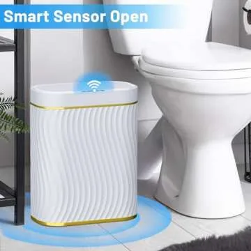 Automatic Touchless Bathroom Trash Can 2.6 Gallon