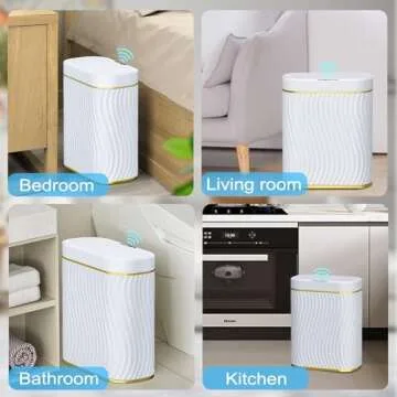 Automatic Touchless Bathroom Trash Can 2.6 Gallon