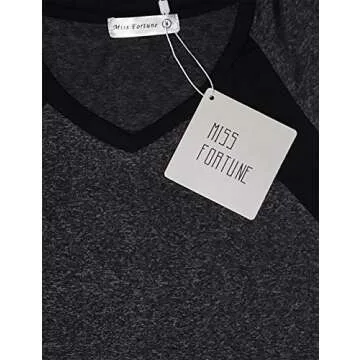 Miss Fortune Women's Long Sleeve V-Neck Sports Tees