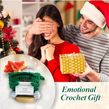 Emotional Support Crochet Dumpster Fire Doll