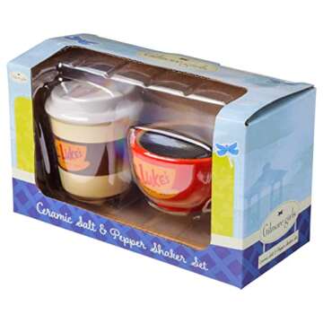Gilmore Girls Latte Mug Salt and Pepper Shakers Set