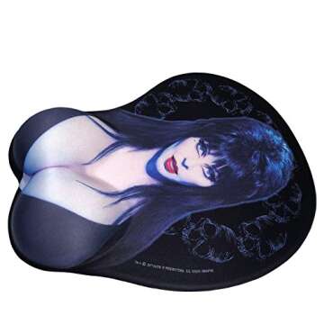 Elvira Official Mouse Pad with Silicon Gel Wrist Rest