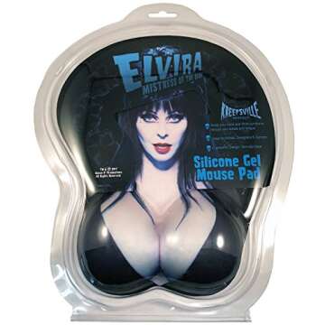 Elvira Official Mouse Pad with Silicon Gel Wrist Rest