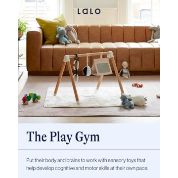 Lalo Eco-Friendly Baby Gym & Playmat For Babies - Easy Assembly