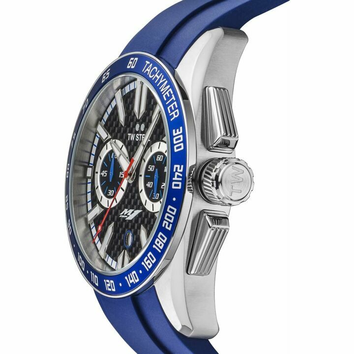 TW Steel Yamaha Racing Quartz Watch - Black Chrono Display