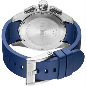 TW Steel Yamaha Racing Quartz Watch - Black Chrono Display