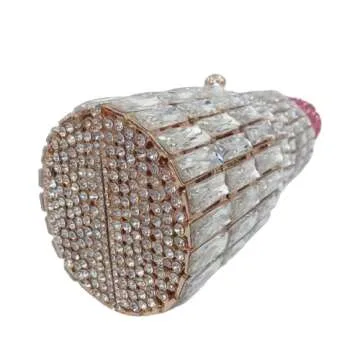 Stylish DEBIMY Rhinestone Evening Clutch for Women
