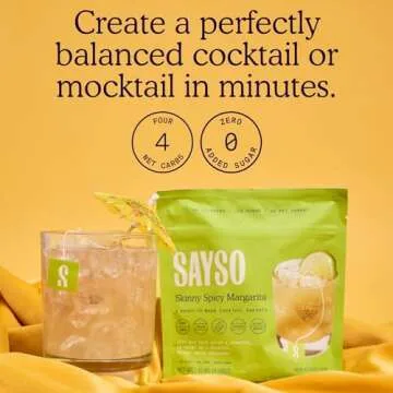 SAYSO Skinny Spicy Margarita Cocktail Tea Bags for All