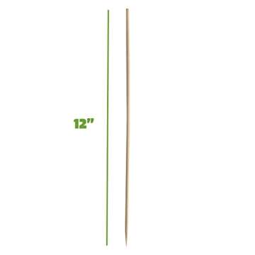 Comfy Package [100 Count] 12 Inch Bamboo Wooden Skewers For Grilling, Shish Kabob, Fruits, Appetizer...