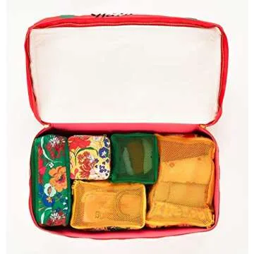 Ban.do Getaway Traveler Bag, Duffle Bag with Shoe Compartment and Removable/Adjustable Shoulder Strap, Mental Vacation