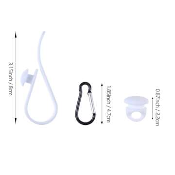 Vagocom Hook Set Charms Accessories for Bogg Bags and Simply Southern Tote - Insert Hook Holder with...