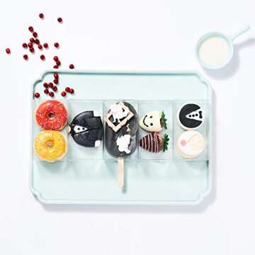 JCXGRVC 100PCS 3.7 x 2.2 x 1.5 inches Cakesicle Boxes, Rice Krispies Treat Boxes, Popsicle Boxes, Clear Ice Cream Shaped Favor Gift Boxes for Birthday Party Anniversary Favors